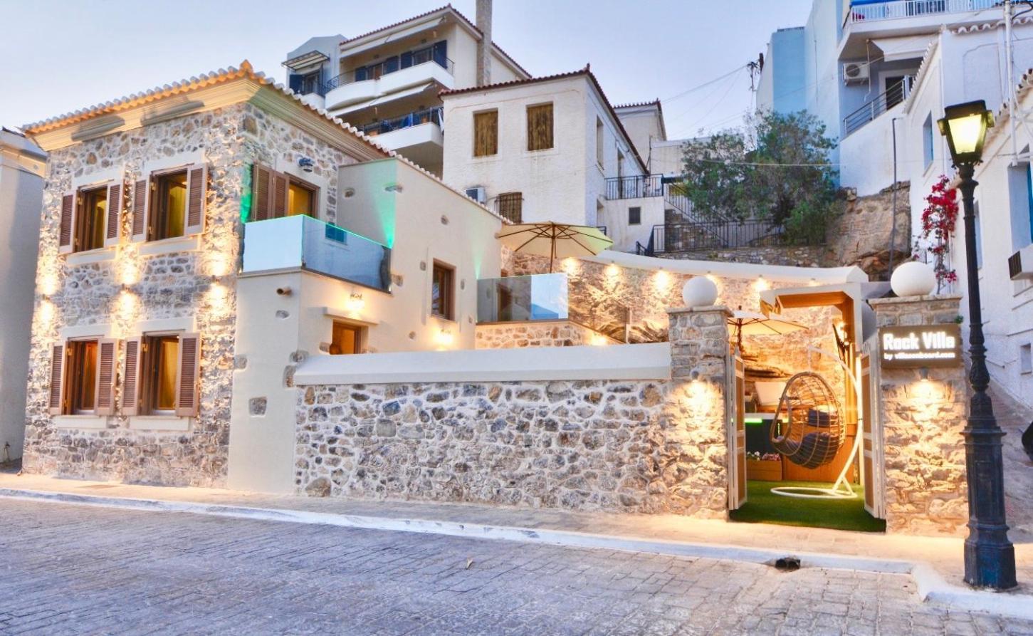 Villasonboard Rock Villa 3 Bed, 3 Bath, Jacuzzi, Seaside Hermione Buitenkant foto